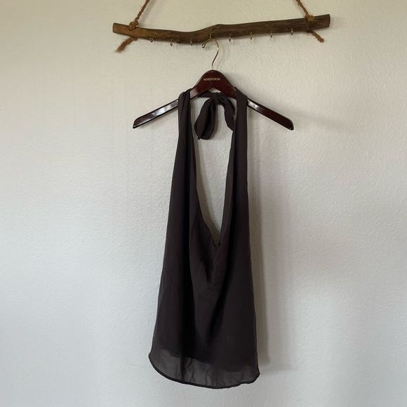 Princess Polly Tops - Dark green cowl neck top